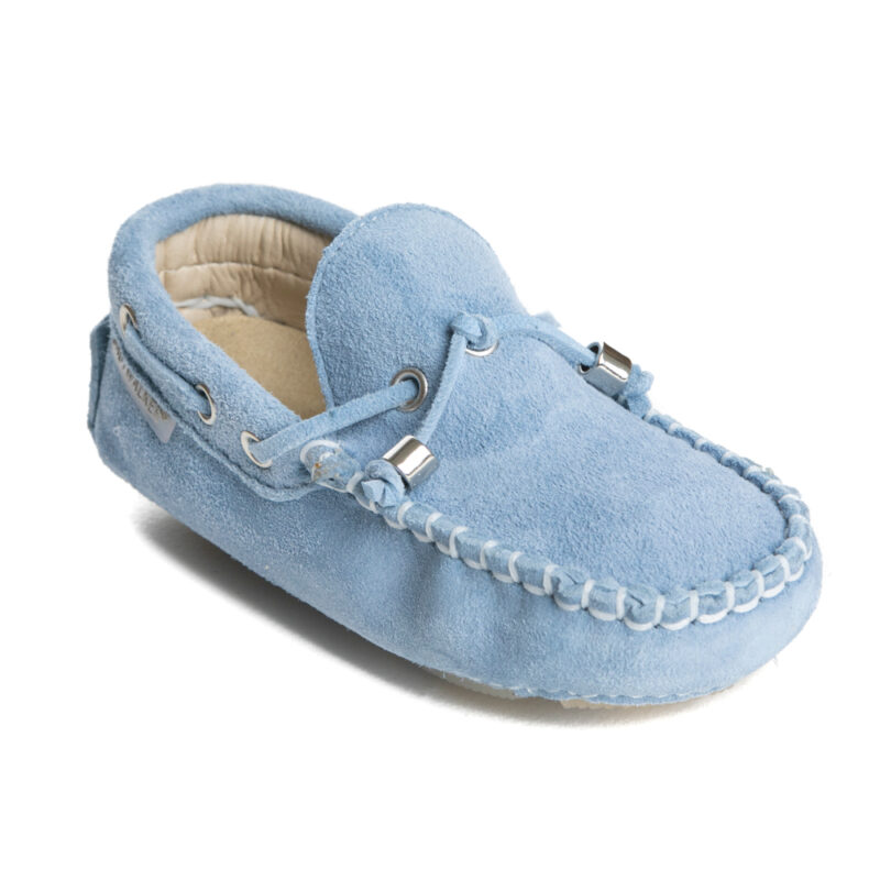 Alternative view of Babywalker Moccasin Sky Blue