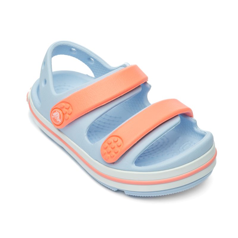 Alternative view of Crocs Crocband Cruiser Sandal Light Blue/Coral