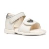 Geox Sandal Verred White/Silver