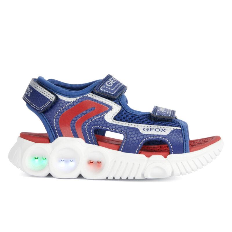 Geox Sandal Wroom Lights Blue/Red