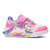 Skechers Sneaker Unicorn Φωτάκια Ροζ